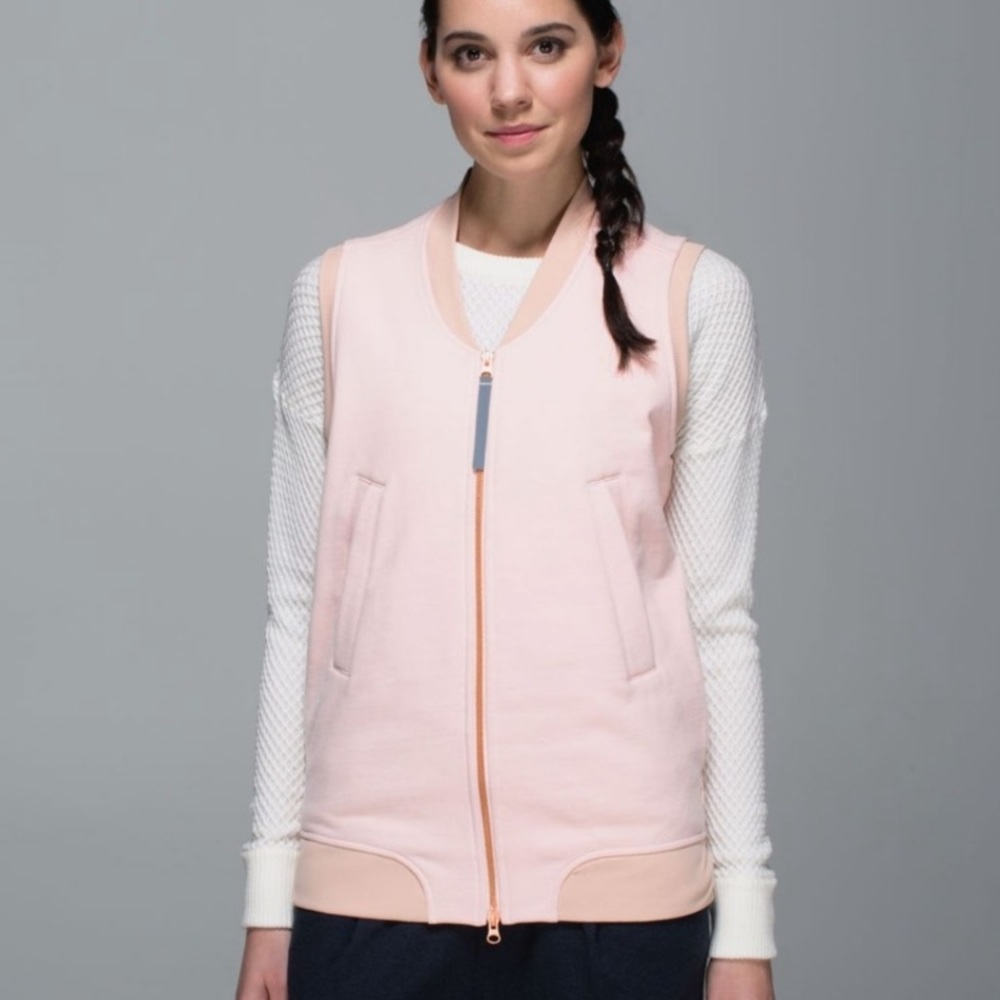 Lululemon Departure Layering Vest in parfait pink